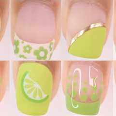 EASY LIME GREEN NAIL DESIGNS | new nail art designs compilation 2024, summer nail art