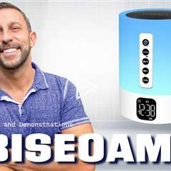 Biseoamz Alarm Clock Bluetooth Speaker