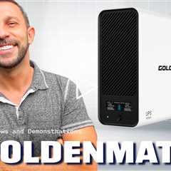 GOLDENMATE UPS Battery Backup and Surge Protector