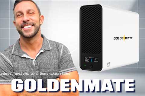 GOLDENMATE UPS Battery Backup and Surge Protector