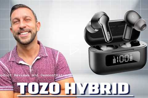 TOZO Hybrid Active Noise Cancelling Wireless Earbuds