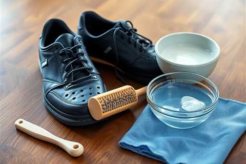 How to handle plastic residues on shoes tips for effective cleaning and care