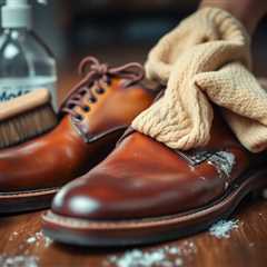 Preventing and removing mould from leather shoes tips and effective methods