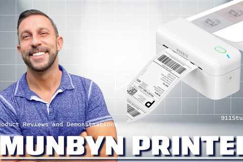 MUNBYN RealWriter RW402B Bluetooth Thermal Label Printer