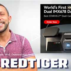 REDTIGER F77 2025 BEST DASHCAM | World First 4K+4K