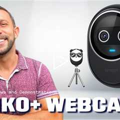 EMEET Piko+ Webcam 4K, World's 1st Dual-Camera AI-Powered 4K Webcam