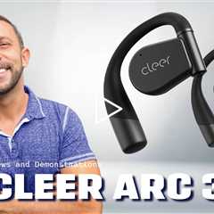 Cleer ARC 3 Open Ear Headphones - Dolby Audio, Snapdragon Sound True Wireless Earbuds