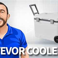 VEVOR Ultra-Light Hard Cooler, Ice Retention Cooler with Heavy Duty Handle 👍👍👍👍👍