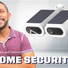 aosu Solar Security Cameras Wireless Outdoor, 2Mins DIY Installation with TrueSight AI 👍👍👍👍
