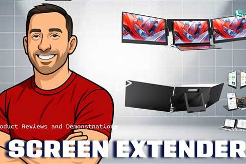 KYY Laptop Screen Extender, 15.6 Monitor Extender with Type-C Plug&Play