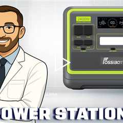 FOSSiBOT F2400 Portable Power Station 2400W (4800W Peak),2048Wh LiFePO4 Battery Solar Generator