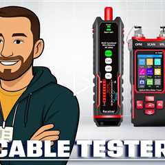 NOYAFA NF 859GT Ethernet & Fiber Multi Cable Tester & Toner  - Remote / Local Wire Mapping, VFL, PoE
