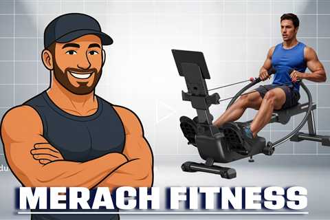 MERACH R26 Double Scull Magnetic Rowing Machine - Dual-Oar Rowing Technology & Adjustable  pd