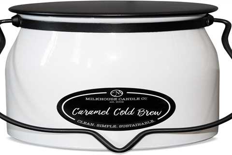 Milkhouse Candle Company Caramel Cold Brew Soy Candle - 16-Ounce Creamery Collection