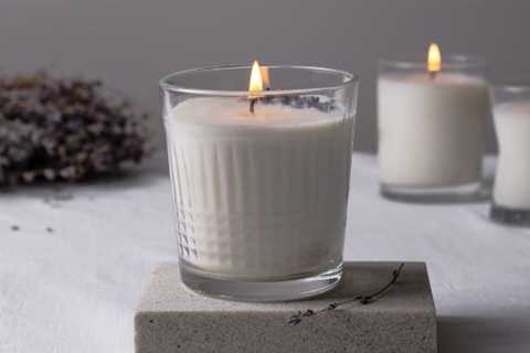 Lacaser Beeswax Taper Candles Set of 4 | 12” Dripless & Smokeless Candlesticks