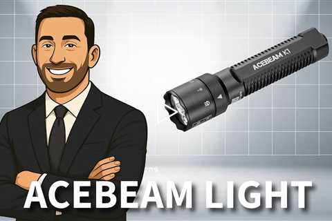 Acebeam K1 EDC Flashlight With Triple Beam Action!