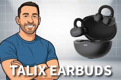 Talix Ultra Open Earbuds X6 - Powered by Lenovo - All-Day Comfort, Ultra Lightweight