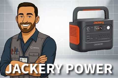 Jackery Solar Generator 1000 v2 - 1070Wh capacity, 1500W AC Output, 3000W Peak Output