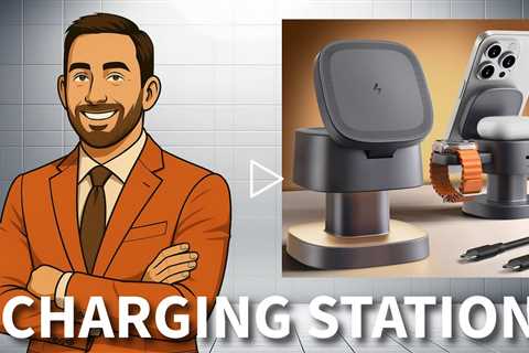 ByteWave 3-in-1 Charging Station for Apple, iPhone MagSafe Charger with 3-Color Light