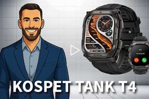 KOSPET Tank M4: Rugged Smartwatches for Everyday Comfort and Easy Use (Only $184.99 Launch Deal!)