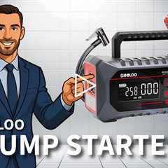 GOOLOO A7 Jump Starter with Air Compressor and Air pump - 6000A Jump Starter & 160PSI Inflator pd
