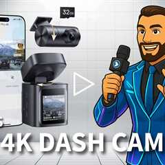 Baseus PrimeTrip VD1 Pro 4K Dash Cam - Industry first solar panel + lithium battery design
