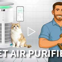 Yaber Pets Air Purifier  - HEPA, Auto Mode, PM2.5 VOC Monitor with Lights, APP