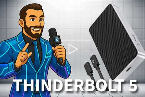 ORICO Thunderbolt 5 Enclosure X50 - 80Gbps M.2 NVMe SSD Enclosure, Works with Thunderbolt 5/4/3/USB4