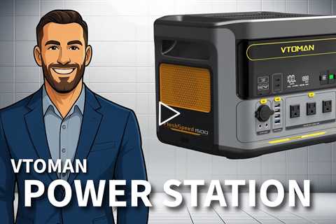 VTOMAN FlashSpeed 1500 Portable Power Station - 1500W output (Surge 3000W), 1548Wh capacity