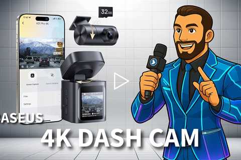 Baseus PrimeTrip VD1 Pro 4K Dash Cam - Industry first solar panel + lithium battery design