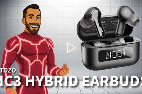 TOZO NC3 Hybrid Active Noise Cancelling Wireless Earbuds