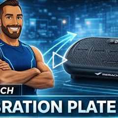 Merach Curved Vibration Plate CV40 - 13MM Amplitude & Deep Muscle Activation, 10 Preset Modes