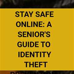 Prevent scams targeting seniors and stay safe online with this comprehensive guide. Don't Click..
