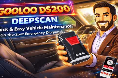 GOOLOO DS200 Deepscan - Quick & Easy Vehicle Maintenance - On-the-Spot Emergency Diagnostics