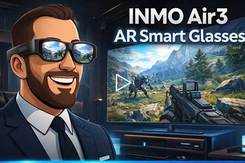 INMO Air3 AR Smart Glasses -150 Screen, 120 Degees FOV, 1080p Resolution, 120Hz Refresh