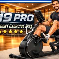 Merach S19 Pro Recumbent Exercise Bike - gentle, low-impact workouts with superior comfort