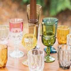 Fine Glassware Presentation Ideas for Mixed-Age Events With Bounce Houses
