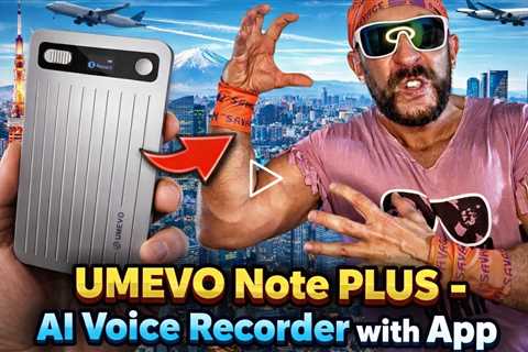 UMEVO Note PLUS - AI Voice Recorder with App Control : AI Transcription, Summarization & Mind Maps
